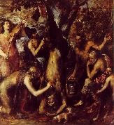 The Flaying of Marsyas ar TIZIANO Vecellio